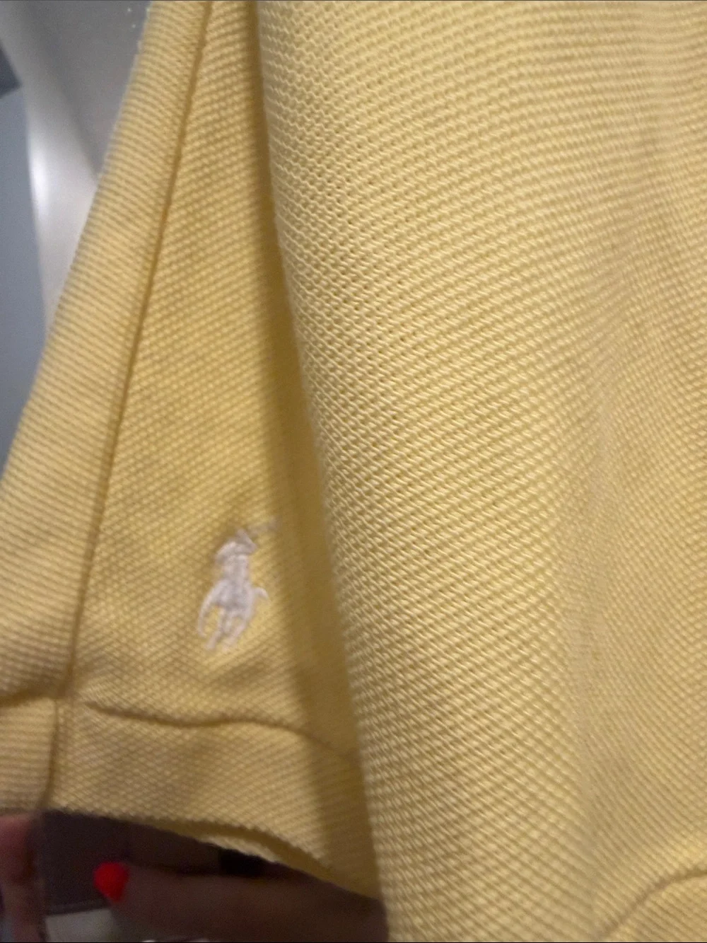Ralph Lauren Girls Pale Yellow Sleeveless Polo Top & Skirt Set